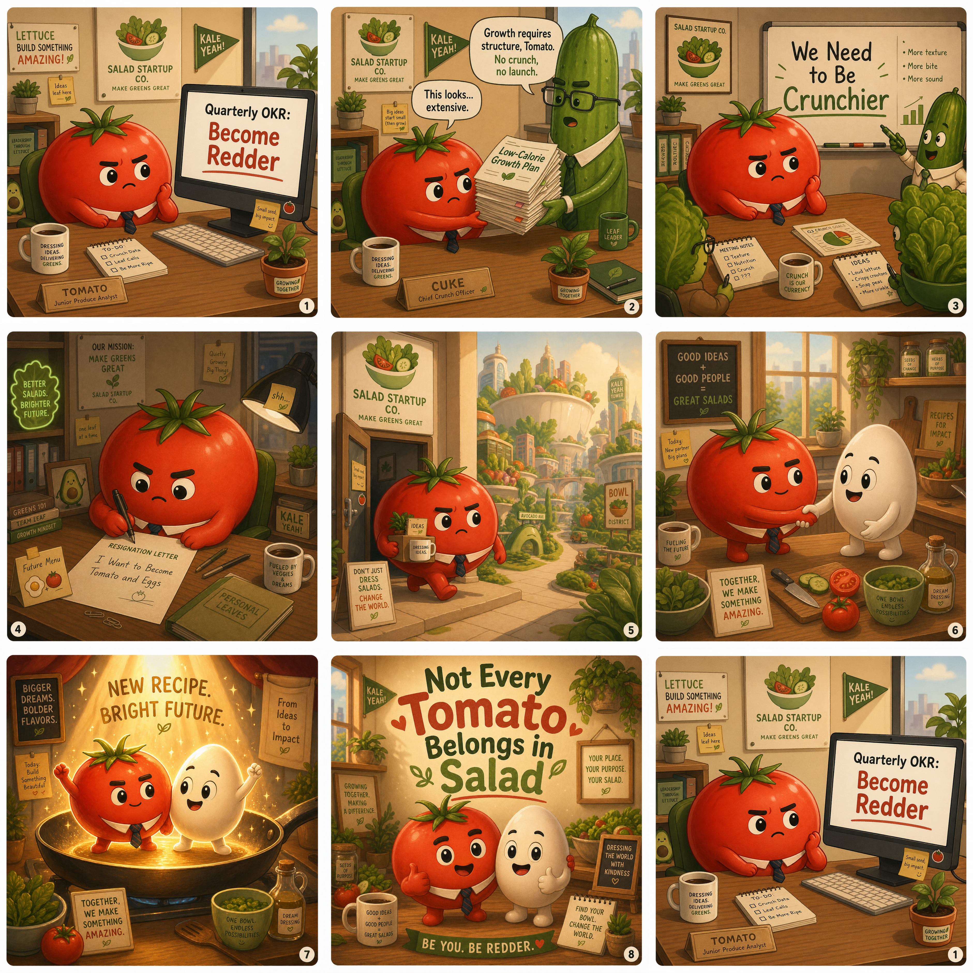 A ChatGPT Images 2.0 test output showing visual consistency across related assets